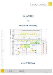 Mass Haul Planning - Linear project GmbH