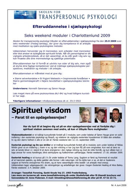 Magasinet 4 - 2009.indd - Center for levende visdom