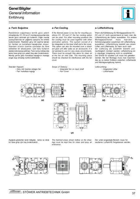 Genel Bilgiler General Information - Stoewer-Getriebe.de