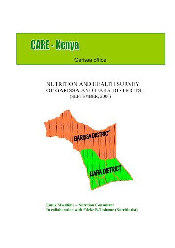 nutrition and health survey of garissa and ijara districts