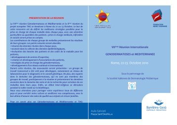 En savoir plus sur le programme de la réunion de travail 2010