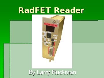 RadFET Reader