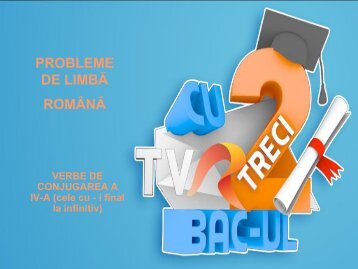 Probleme de limba romana - tvr.ro