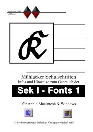 Sek I - Fonts 1