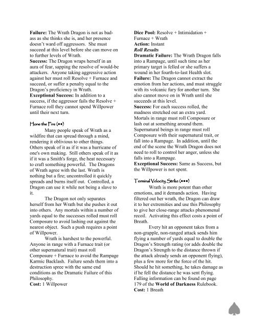 Dragon: The Embers Core Book - MrGone's Character Sheets