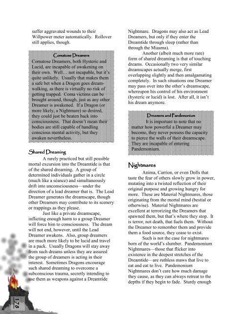 Dragon: The Embers Core Book - MrGone's Character Sheets