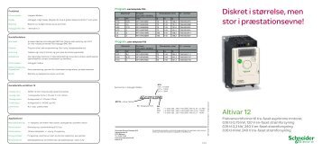 Diskret i størrelse, men stor i præstationsevne! - Schneider Electric