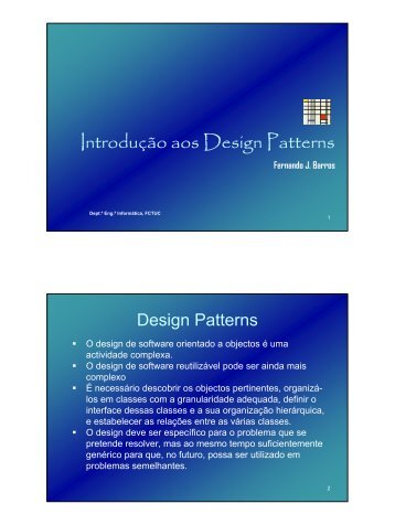 Introdução aos Design Patterns