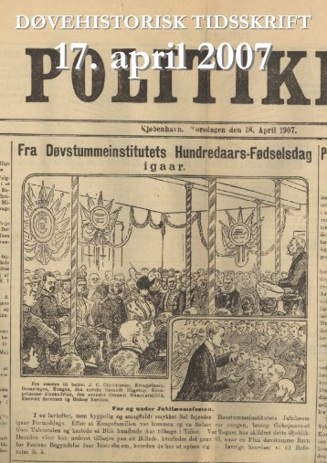 17. April 1907 - Døvehistorisk Selskab