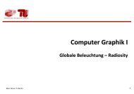 Computer Graphik I - TU Berlin