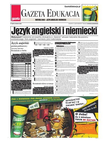 Język angielski i niemiecki - Gazeta.pl