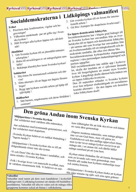 Nr 3 2009 - Lidköpings Församling