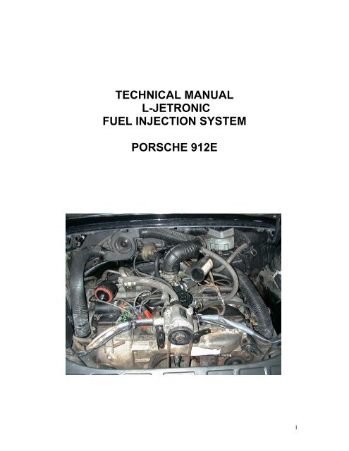 technical manual l-jetronic fuel injection system - Bowlsby.net