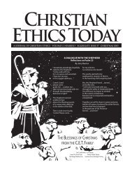 C.E.T. FAMILY - Christian Ethics Today