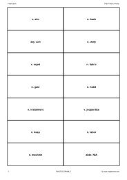 3.420 TOEIC word flashcards - front - English-Test.net