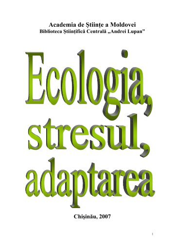 Biblioteca Ştiinţifică Centrală "A. Lupan" - Academia de Ştiinţe a ...