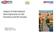 Impact of International Running Events on the Economy and ... - AIMS