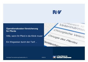 Operationskosten-Versicherung - R+V Versicherung