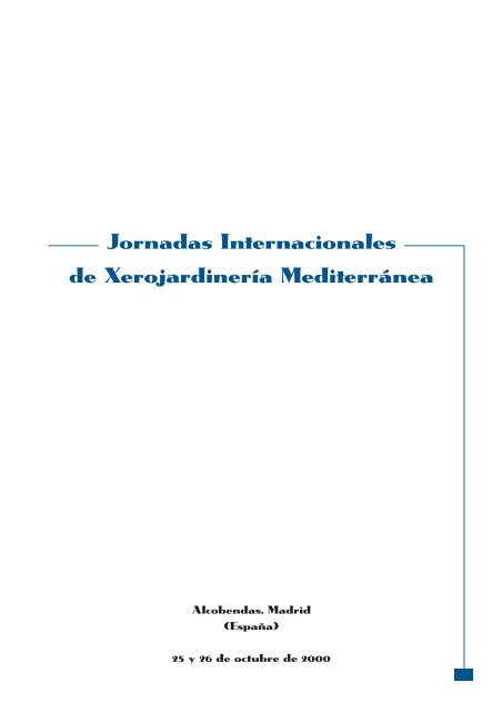 Jornadas Internacionales de Xerojardinería Mediterránea