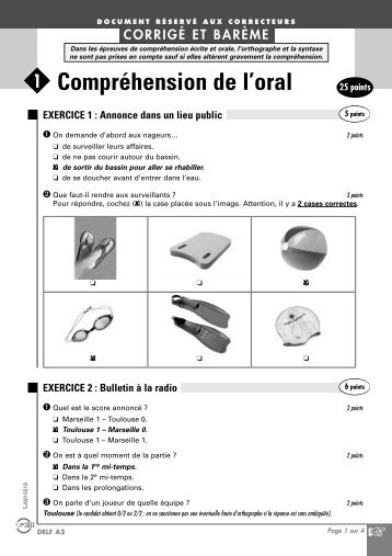 Compréhension de l'oral