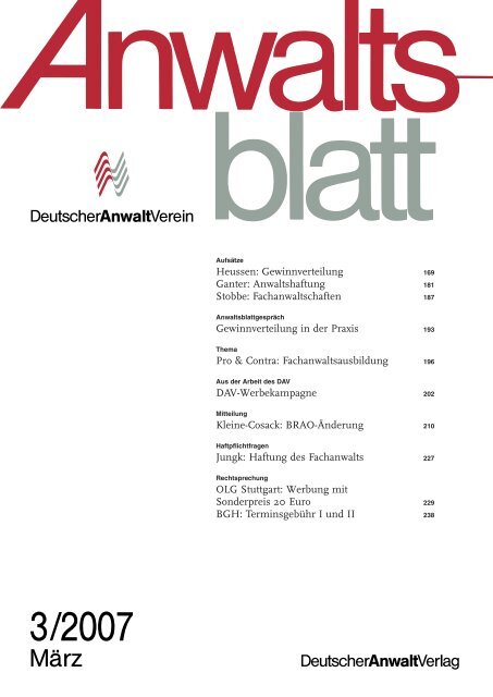 169 240 2 9 Mb Anwaltsblatt