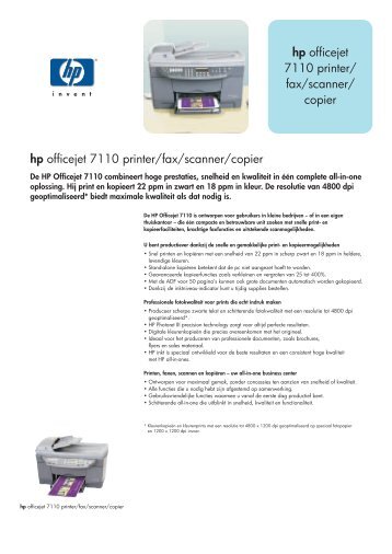 hp officejet 7110 printer - VB