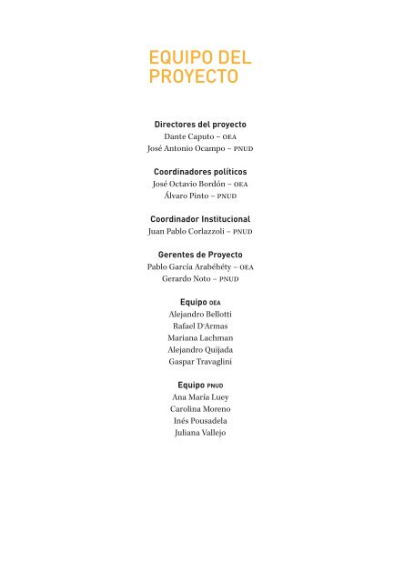 Nuestra democracia.pdf - Programa de las Naciones Unidas para el ...