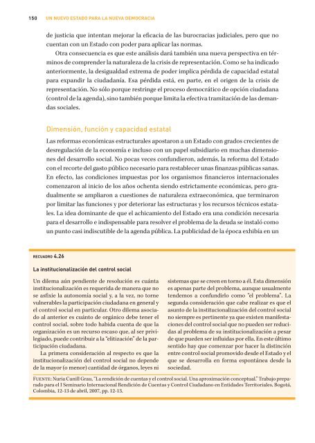 Nuestra democracia.pdf - Programa de las Naciones Unidas para el ...