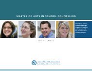 master of arts in school counseling - graduate studies at assumption ...