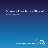 O2 Insure Premier for iPhone