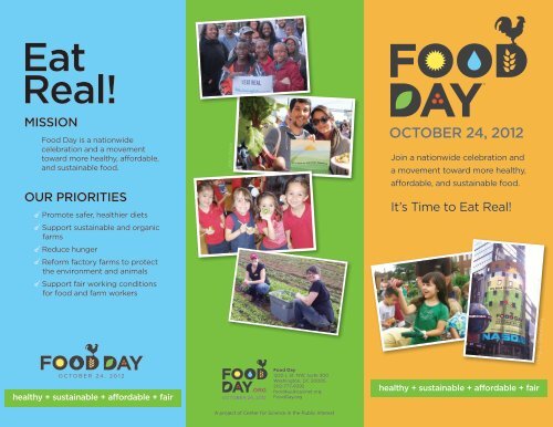 Food Day Brochure