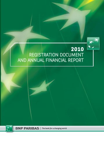 Registration document and annual financial report - BNP Paribas