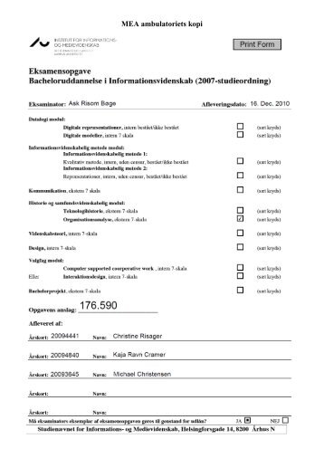 Elektroniske Patientjournal - Michael Christensen