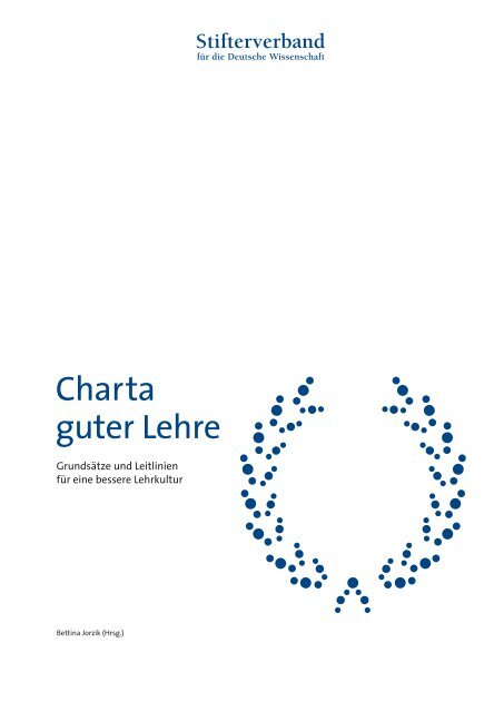 Charta guter Lehre - Stifterverband für die Deutsche Wissenschaft