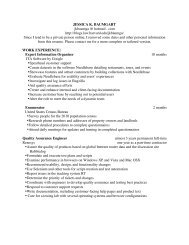 long resume - Weblogs at Harvard Law School - Harvard University