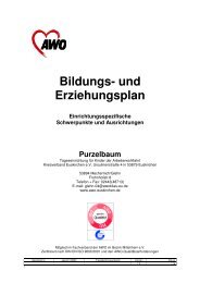 Bildungs- und Erziehungsplan - Awo