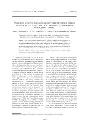 Synthesis of novel N-benzyl substituted piperidine amides of 1H