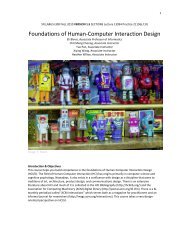Foundations of Human-Computer Interaction Design - Eli Blevis ...