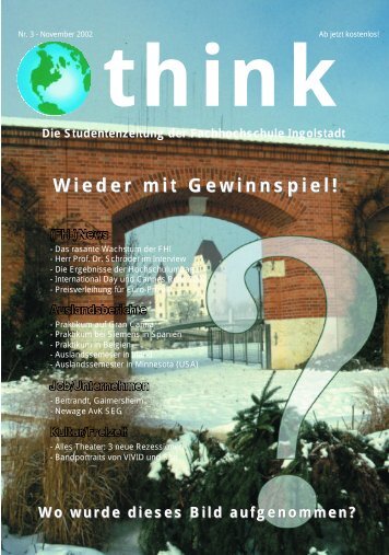 Wieder mit Gewinnspiel! - think