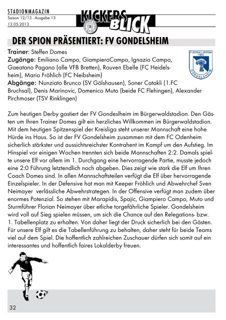 Kickers-Blick_13_2012-2013.pdf - SV Kickers Büchig