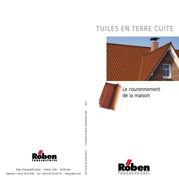 TUILES EN TERRE CUITE - Röben Tonbaustoffe GmbH