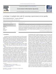 A multiple-item scale for assessing e-government service quality