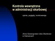 Kontrola wewnętrzna w administracji skarbowej - p.wnp.pl