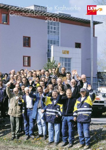 Liechtensteinische Kraftwerke Geschäftsbericht 2001