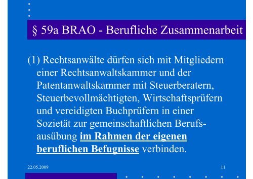 Die interprofessionelle Zusammenarbeit von Rechtsanwälten mit ...