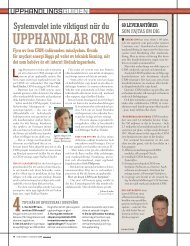 UPPHANDLAR CRM - CIO Sweden - IDG.se