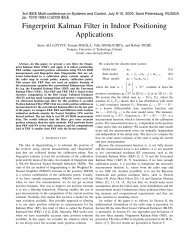 Fingerprint Kalman Filter in Indoor Positioning Applications