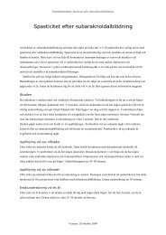 Spasticitet efter subaraknoidalblödning