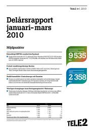 Ett viktigt meddelande - Tele2