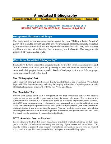 Annotated bibliography example mla newspaper